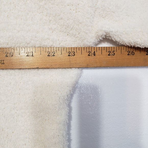 Natural Collections Mock Neck White Sweater, Size Large - Picture 6 of 10